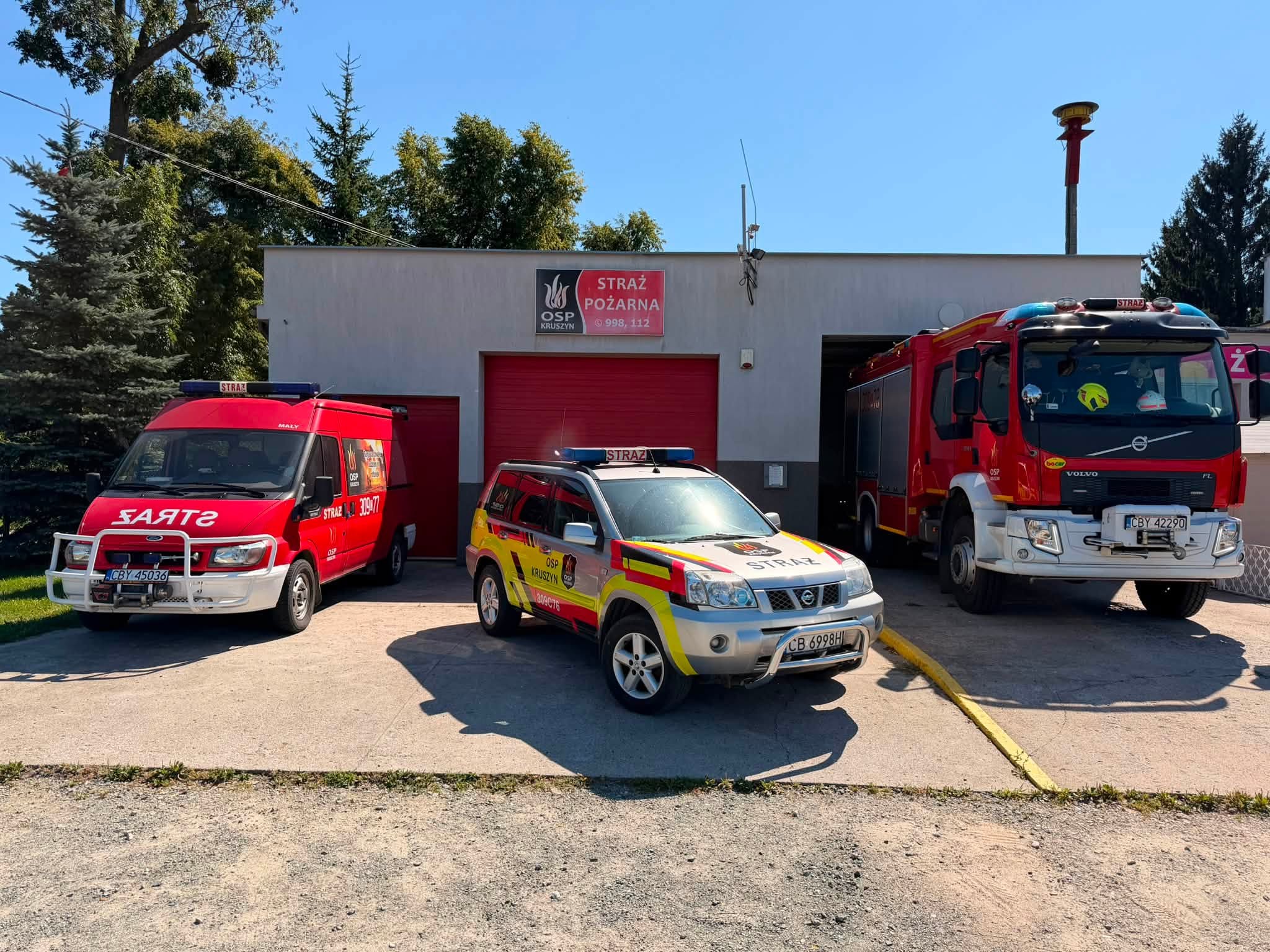 Flota pojazdów OSP Kruszyn